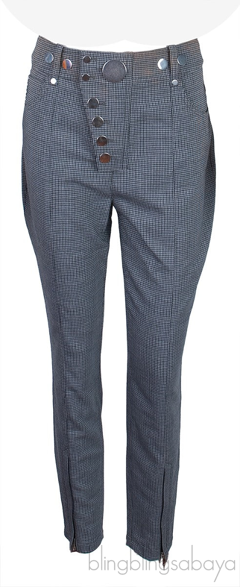 Grey Houndstooth Blazer & Trouser