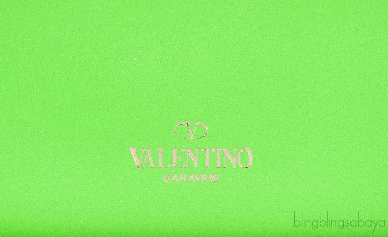 Intrigate Envelope Clutch Neon Green