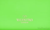 Intrigate Envelope Clutch Neon Green