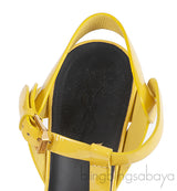 Yves Saint Laurent Patent Yellow Leather Tribute