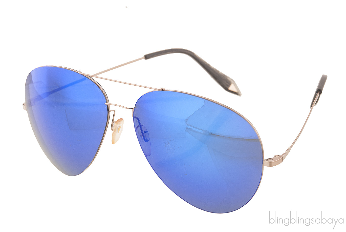 Blue Mirrored Sunglasses