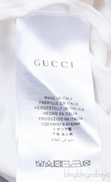 I Wanna Be Gucci Kids White Pajama