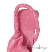 Bottega Veneta Pink Point Leather Slingback Pumps