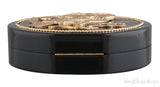 Black Owl Minaudiere Clutch Bag