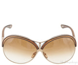 Brown Valesca Oversize Sunglasses