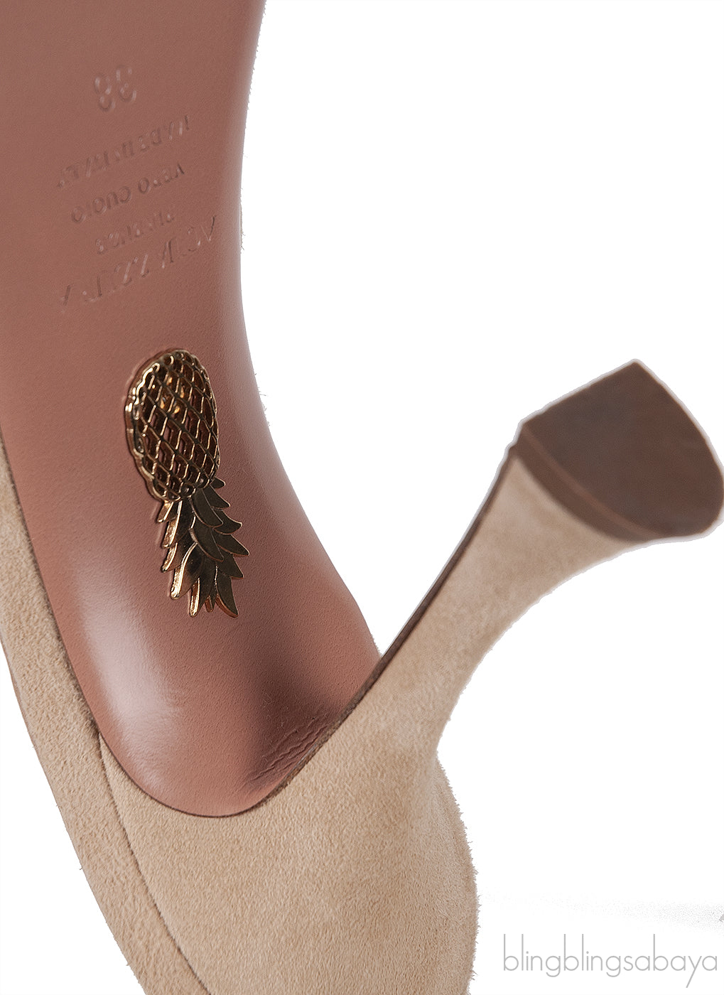 Light Brown Suede Mule