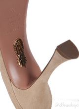 Light Brown Suede Mule