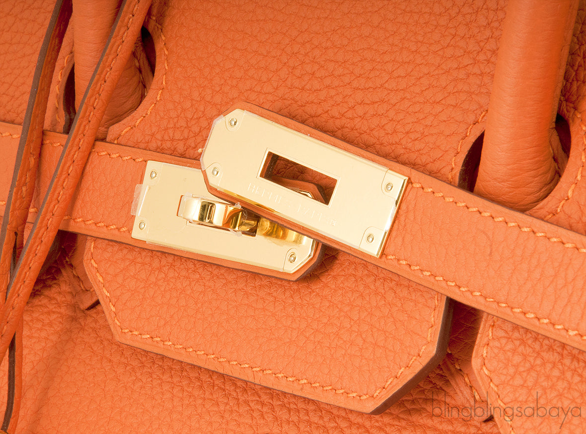 Birkin 35 Orange Togo GHW