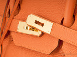 Birkin 35 Orange Togo GHW