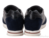 Loro Piana My Wind Microfibre & Suede Blue Sneakers