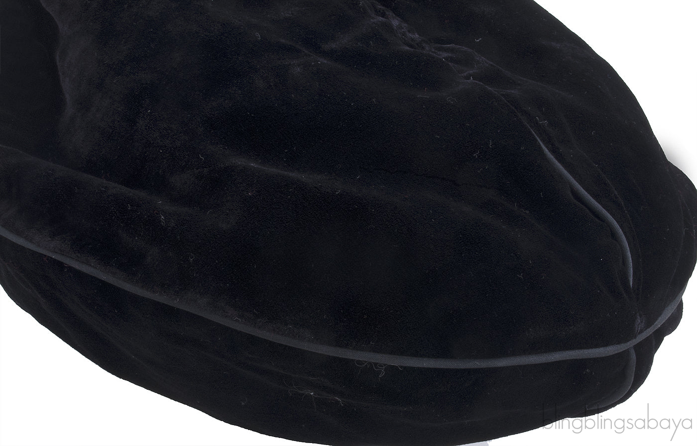 Black Velvet Handle Bag*