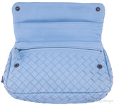 Light Blue Intrecciato Mini Bag*