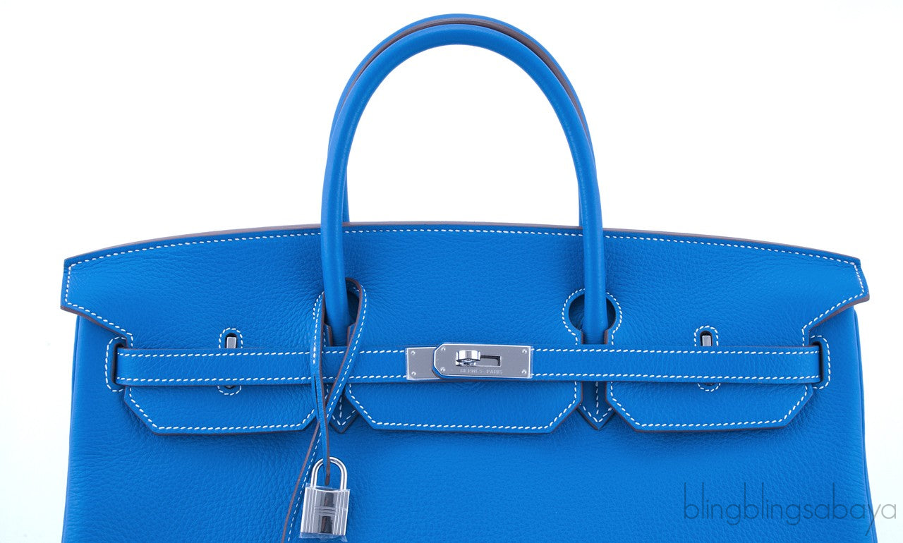 Birkin 40 Mykonos Eclat de Blanc Togo