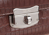 City Skyline Crocodile Sling Bag