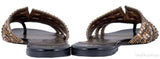 Gold Loren Flat Sandals