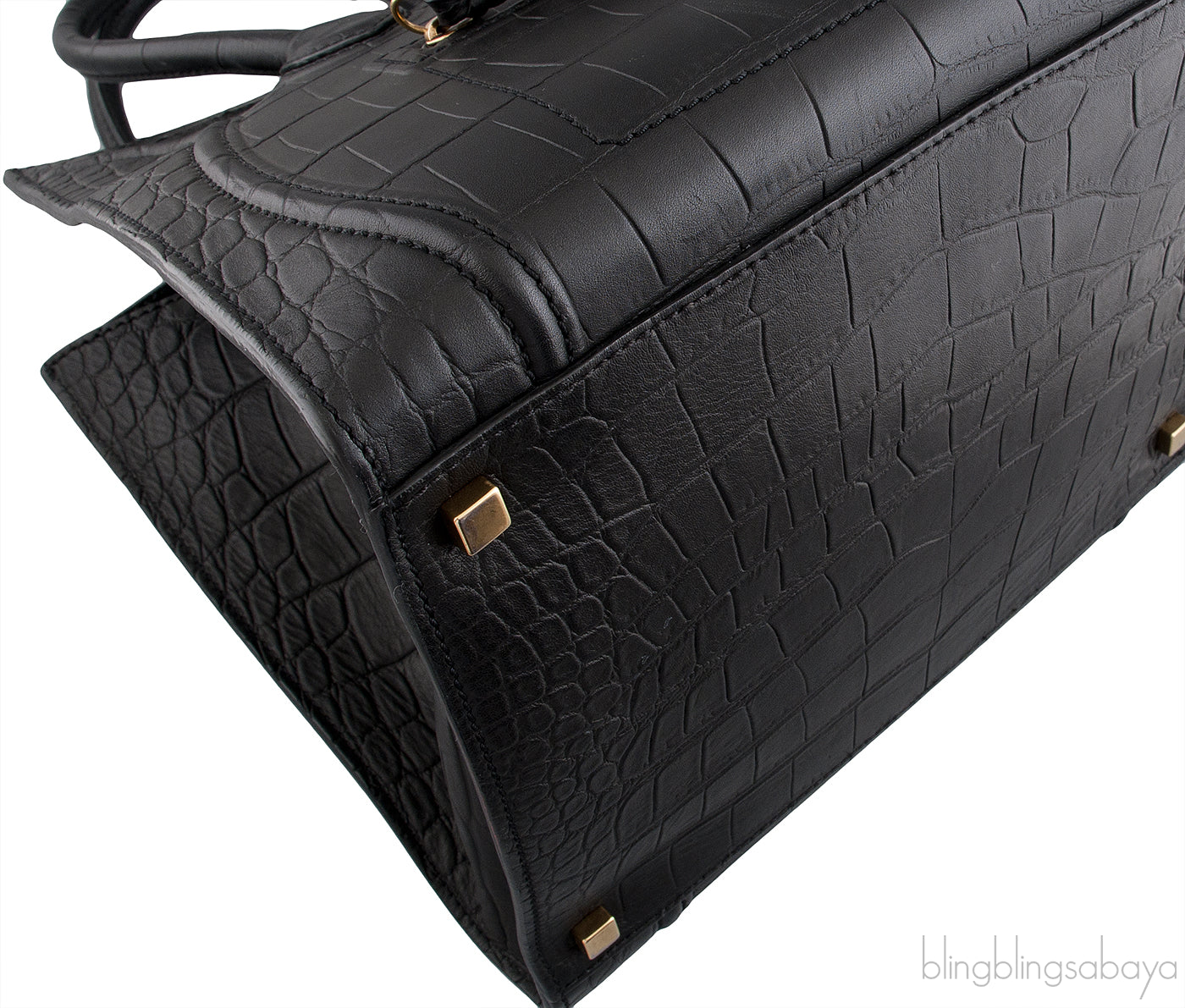 Phantom Black Croco Print
