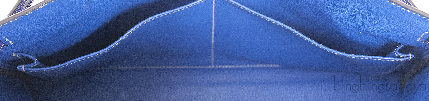 Kelly 35 Blue Iris Epsom Retourne PHW