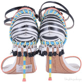 Solange Tassel-Fringe Sandal
