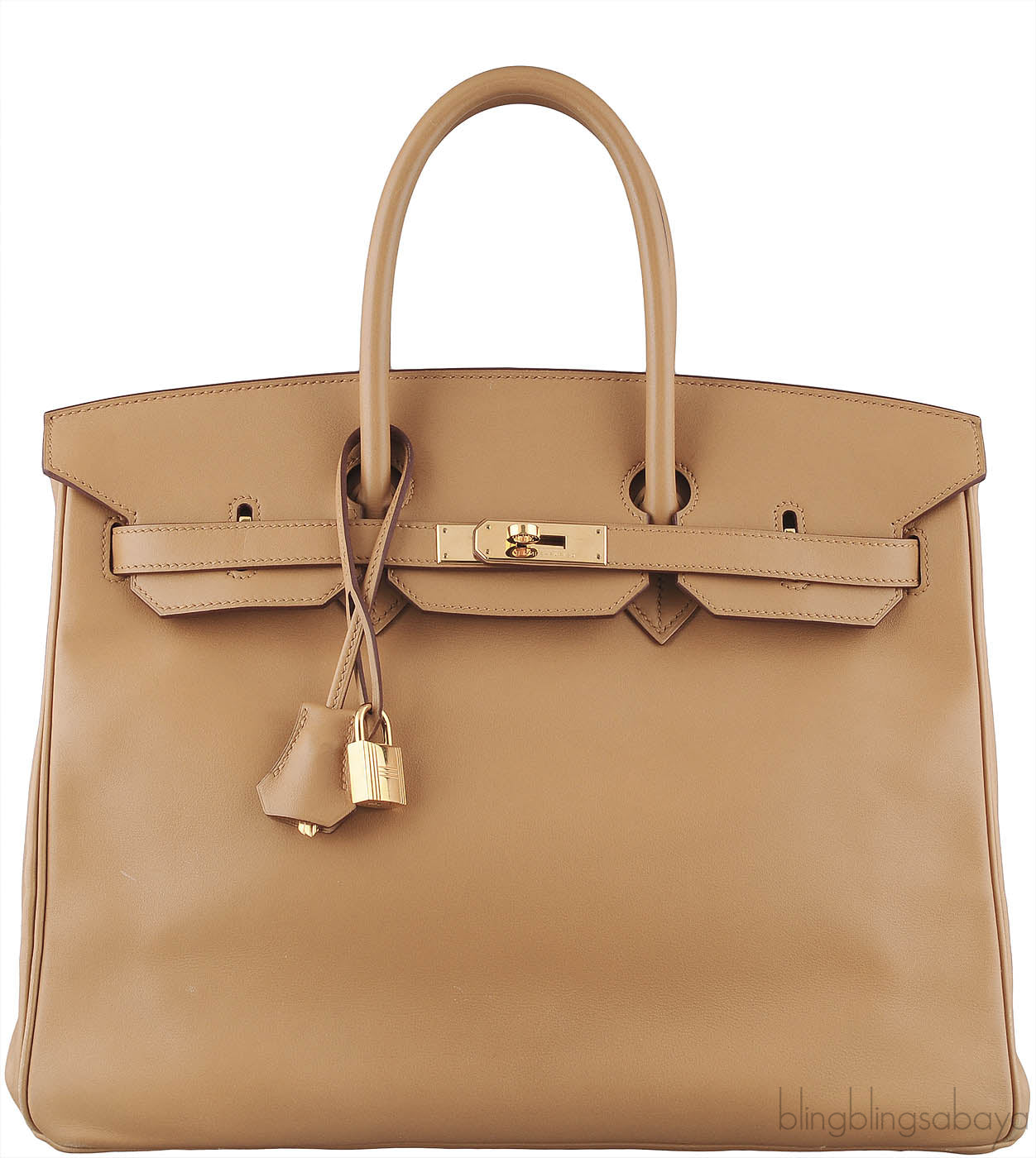 Birkin 35 Swift Camel GHW