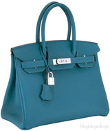Birkin 30 Blue Cobalt Togo