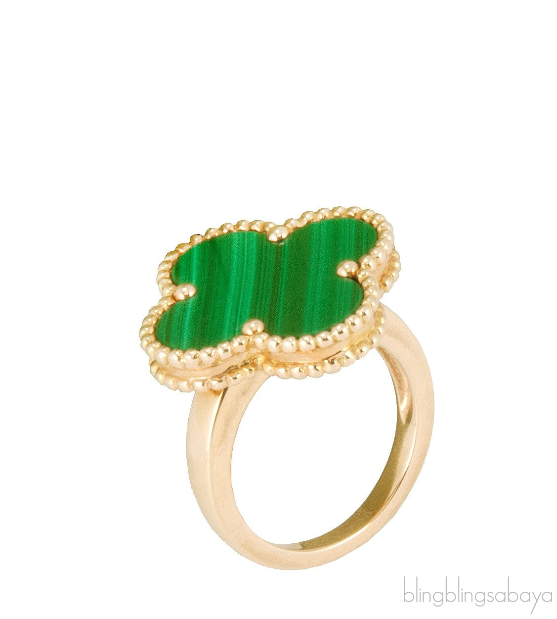 Magic Alhambra Malachite Ring