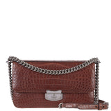 City Skyline Crocodile Sling Bag
