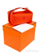 Bride-A-Brac Orange Canvas Pouch