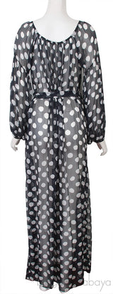 Polka-dot Chiffon Nightdress