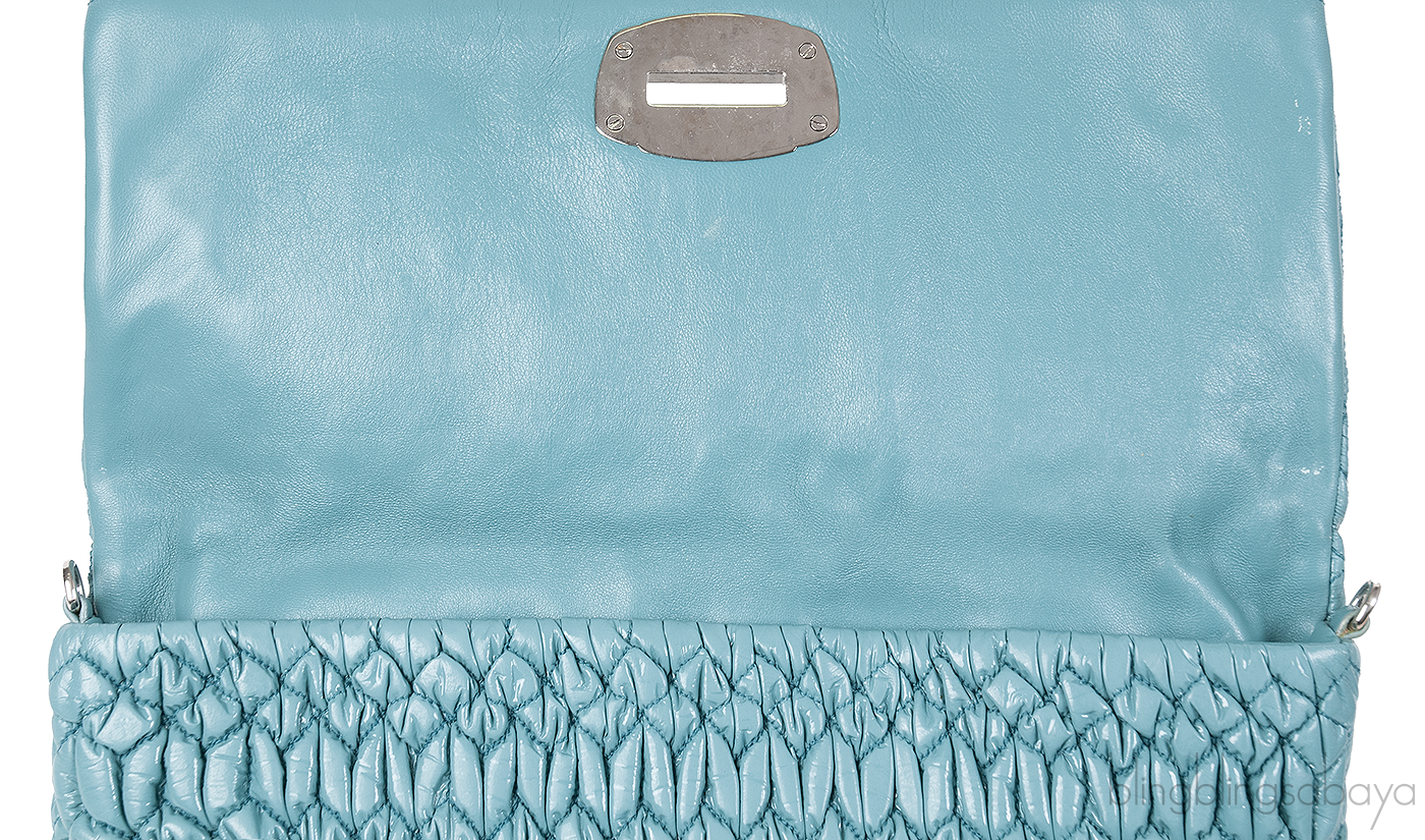 Cloquet Cyan Blue Stage Clutch Bag