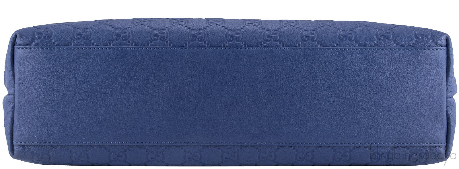 Blue Guccissima Monogram Cabas