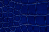 Chanel Classic Blue Crocodile Jumbo Flap Bag