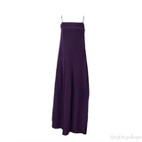 Purple Sleeveless Dress