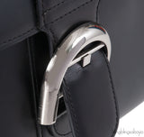 Delvaux Black Brilliant Mini Leather Tote