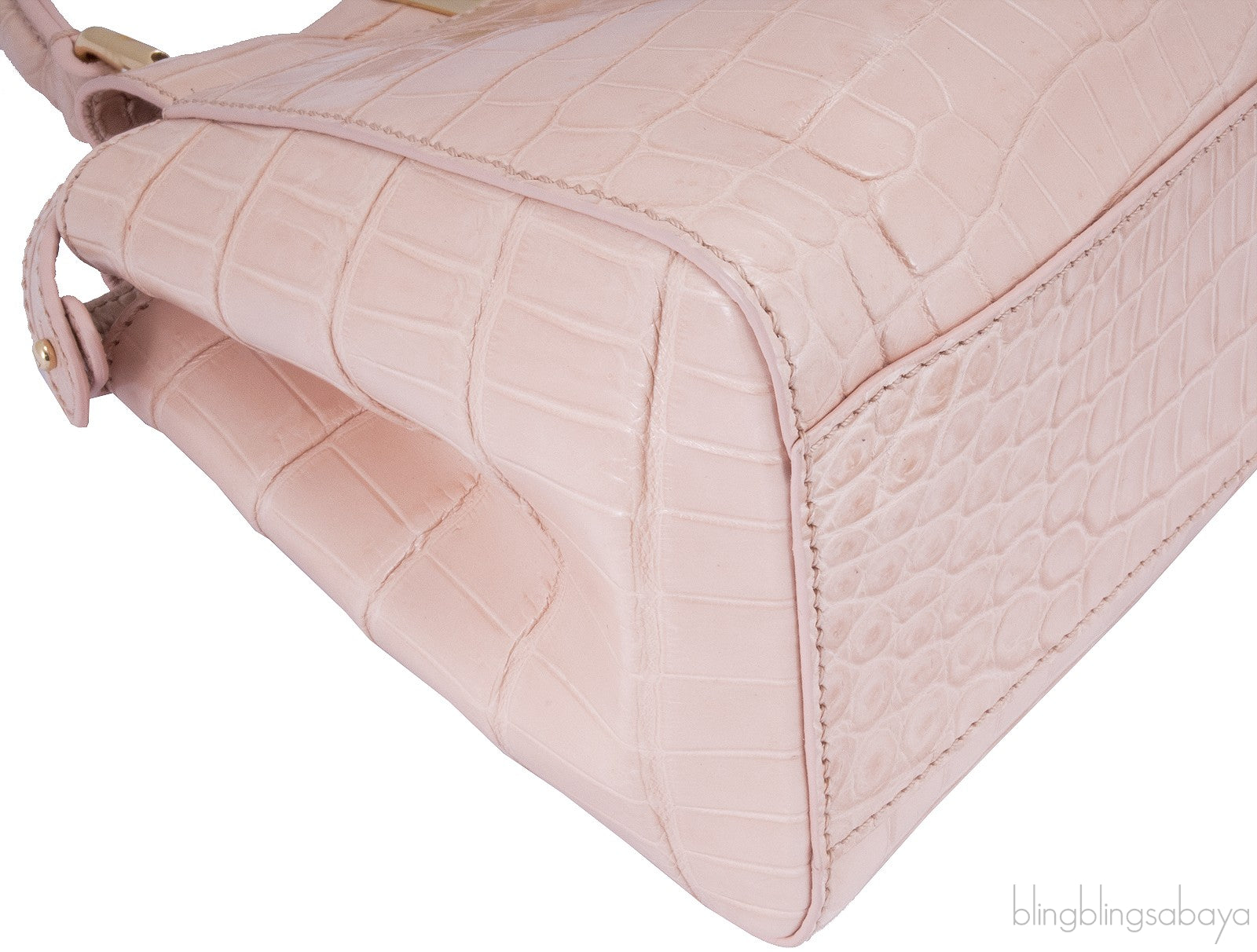 Mini Baby Pink Crocodile Peekaboo