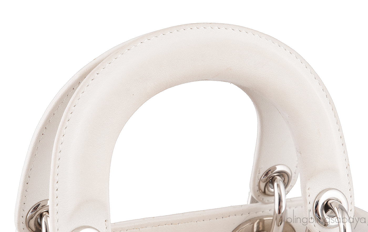 Lady Dior Mini Crystal Bead Embellished Bag