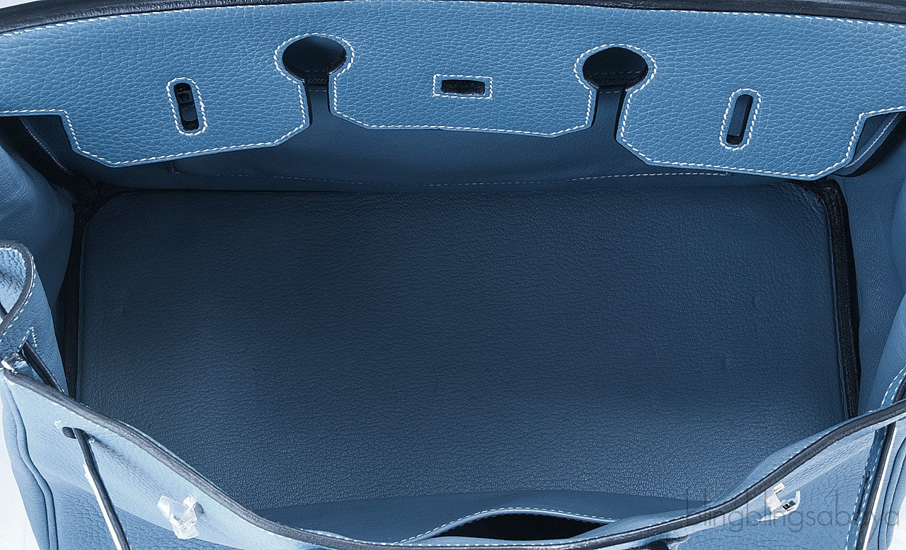 Birkin 35 Blue Jean Togo