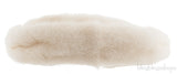 Ivory White Fur Crystal Handbag