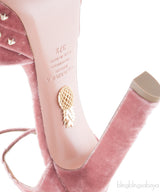 Harlow Velvet Platform Heels