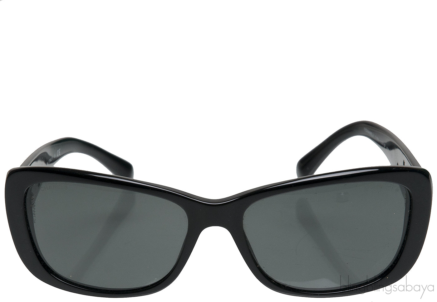 5186 Black Camellia Flower Sunglasses