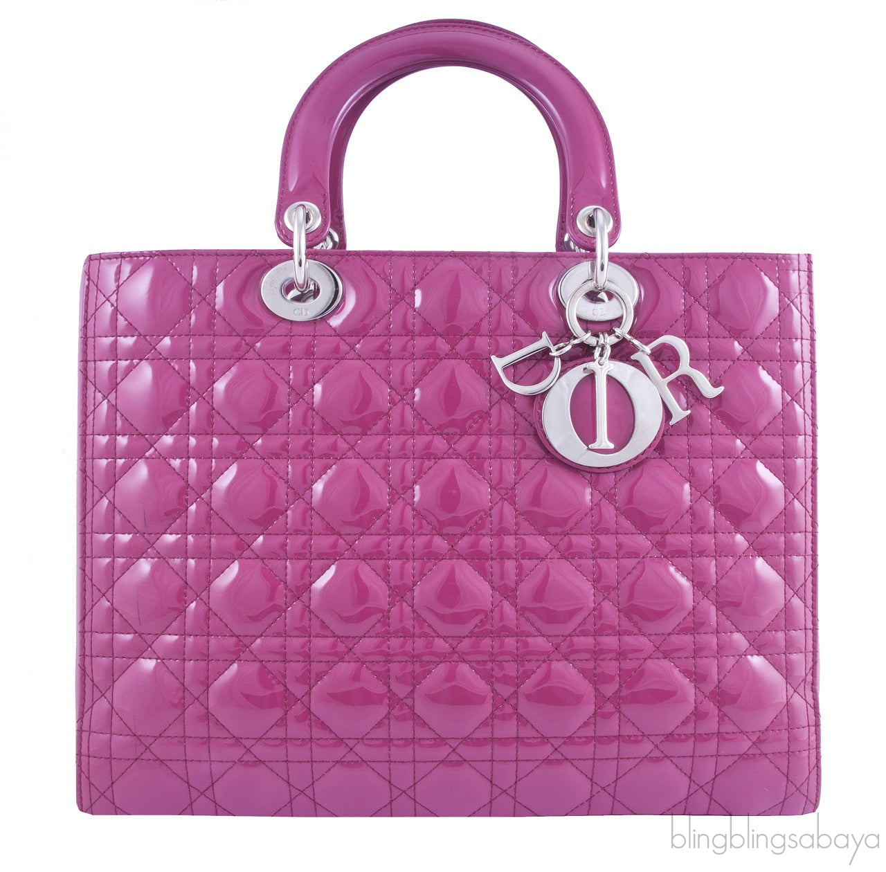 Patent Fuschia Pink Lady Dior