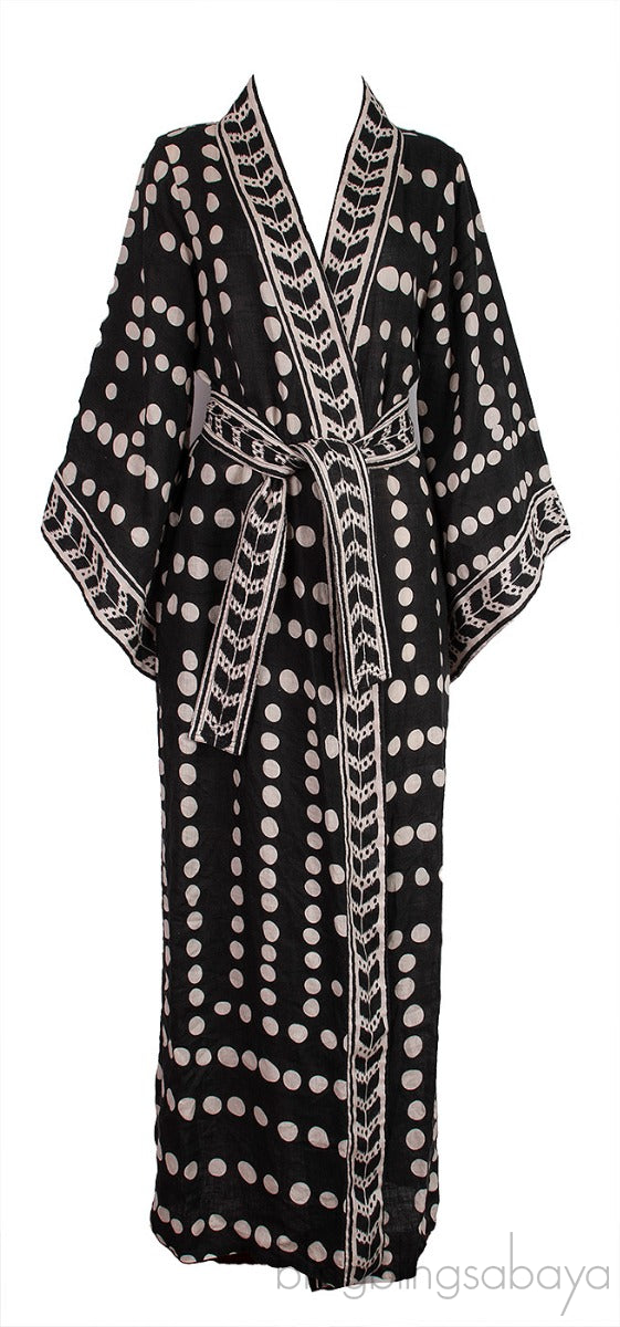Kuba Bambala Cotton Poplin Kimono