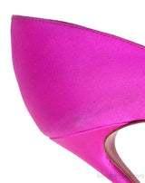 Fuchsia Satin Iriza Heels