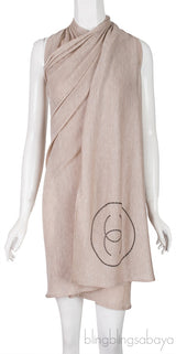 Brown Metallic CC Huge Shawl