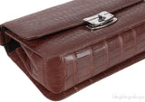 City Skyline Crocodile Sling Bag