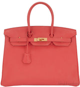 Birkin 35 Capucine Togo GHW