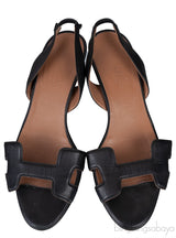 Black Slingback Kitten Heels