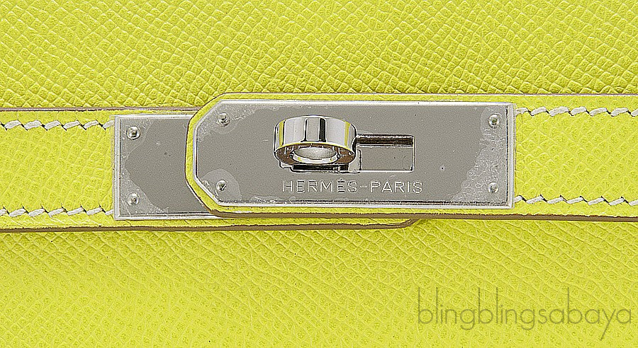 Kelly 32 Bi-color Lime Epsom Retourne