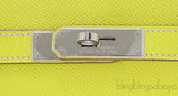 Kelly 32 Bi-color Lime Epsom Retourne