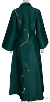 Emerald Green Beads Embellished Dress