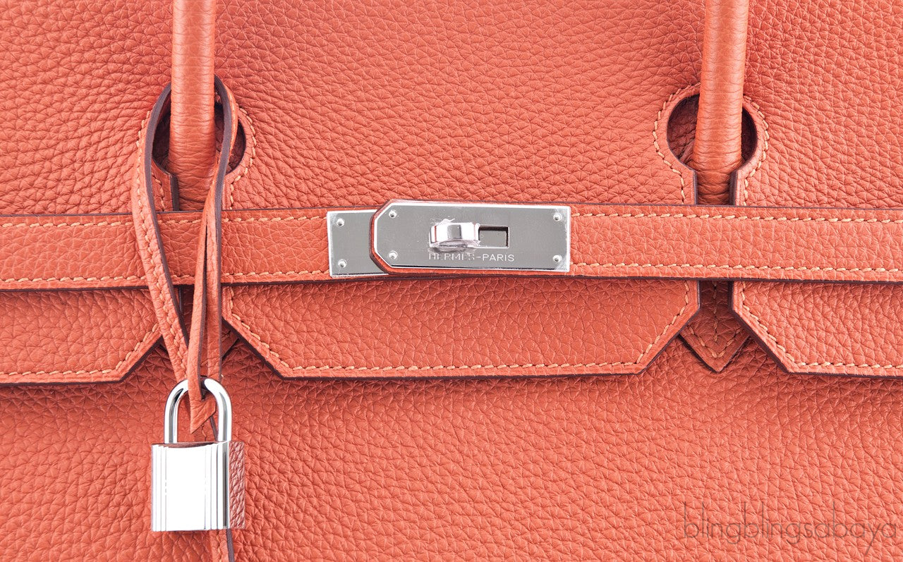 Birkin 40 Orange Togo